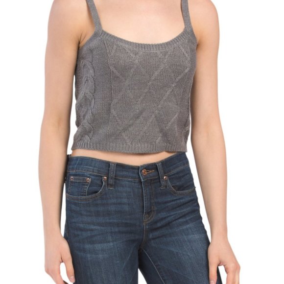 NYC ALLIANCE Juniors Cable Cut Out Twin Set - Picture 2 of 3